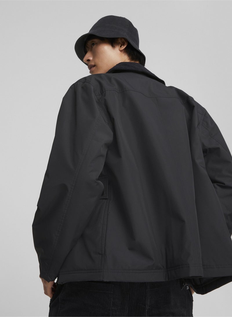 DOWNTOWN Mens Padded Coach Jacket