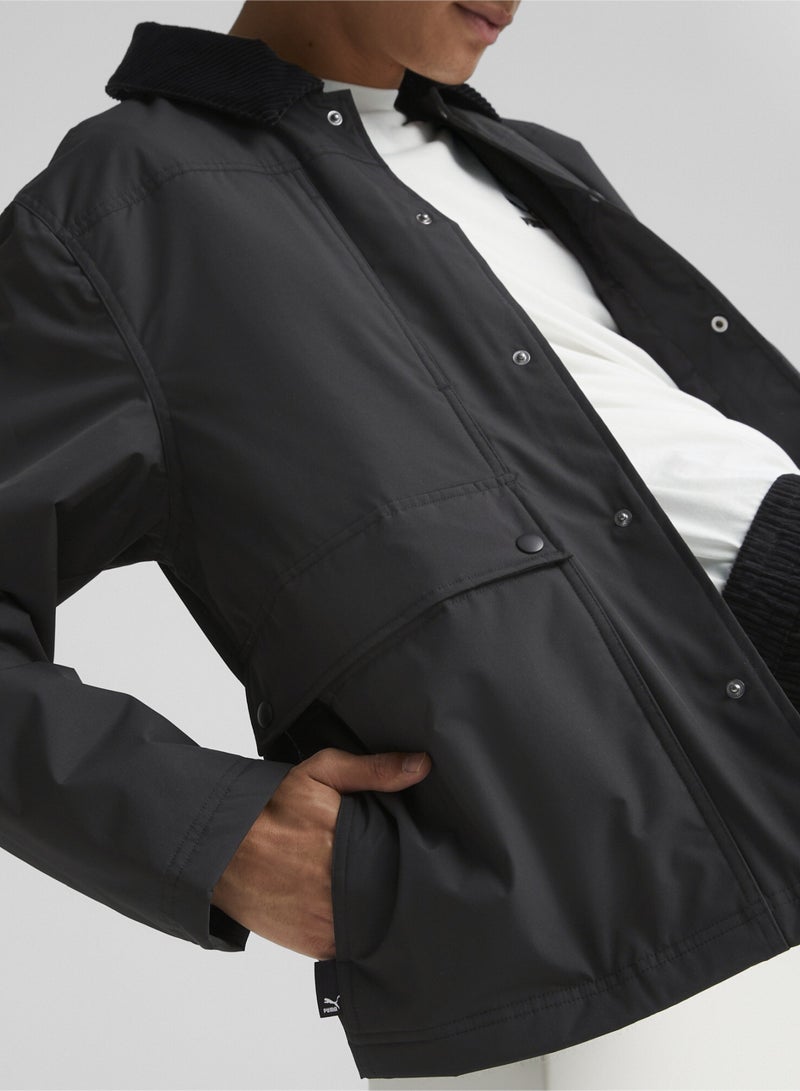 DOWNTOWN Mens Padded Coach Jacket