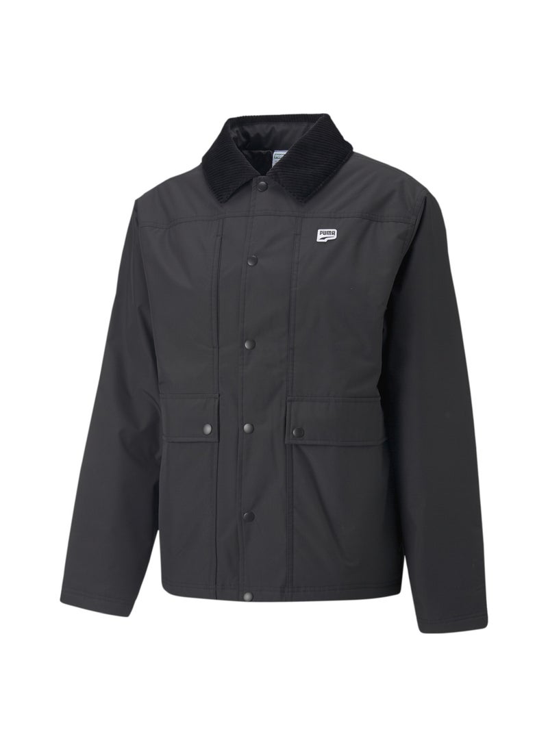 DOWNTOWN Mens Padded Coach Jacket