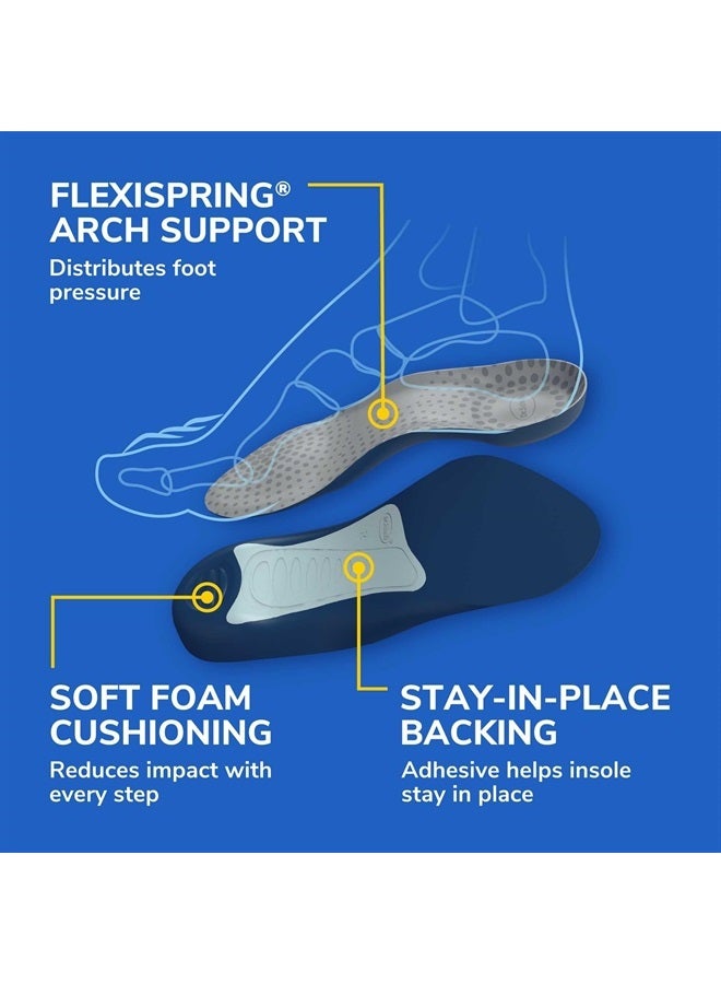 Comfort Tri-Comfort Insoles for Men, 1 Pair, Size 8-12