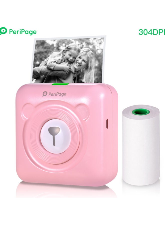 A6 Mini Pocket Printer Pink