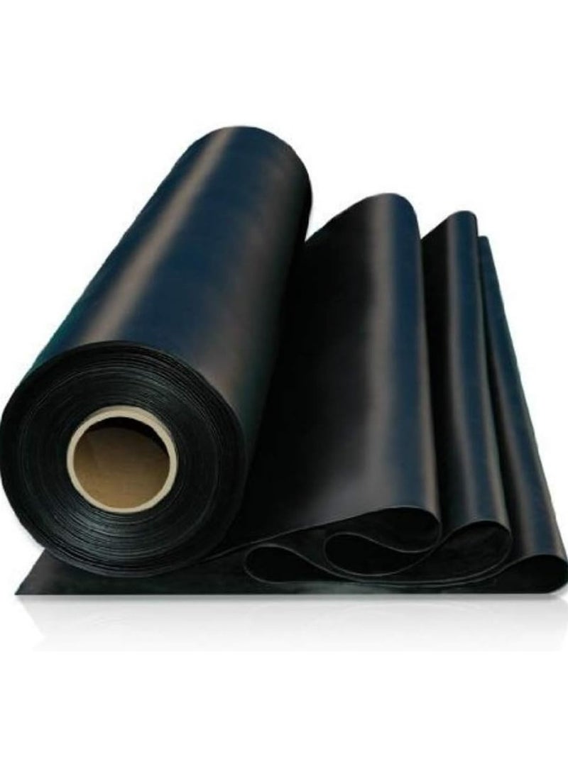 1 Meter Rubber Sheet, All Purposes Rubber Sheet Solid Rubber Smooth Finish Perfect for Weather Stripping Gaskets Sealing And DIY Projects (5 MM)