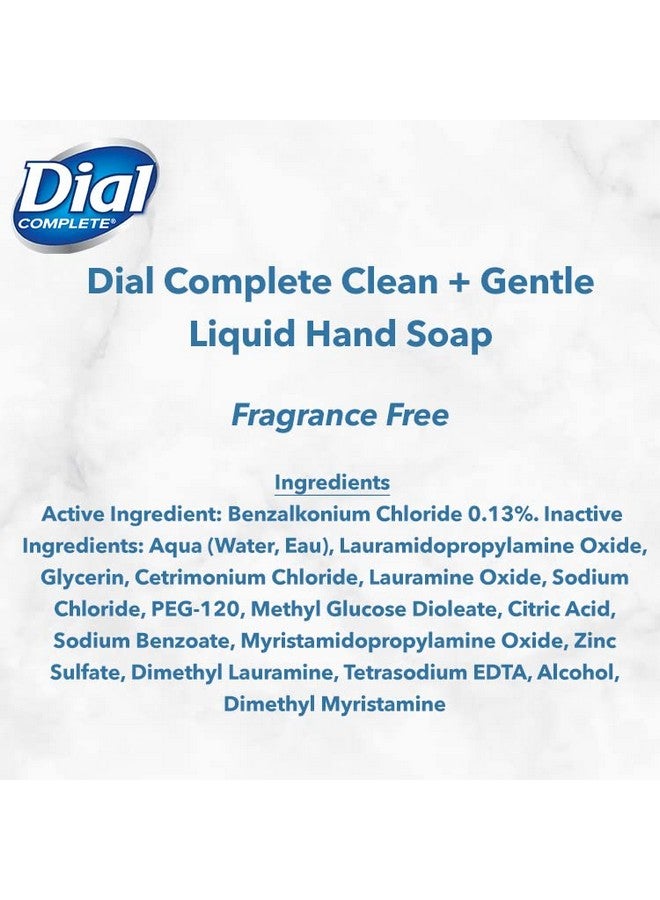 Complete Clean + Gentle Antibacterial Liquid Hand Soap Fragrance Free 7.5 Fl Oz (Pack Of 12)