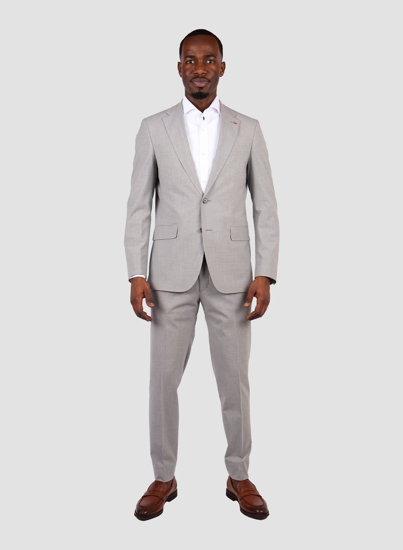 DS Damat Light Grey Classic Suit -41% Wool