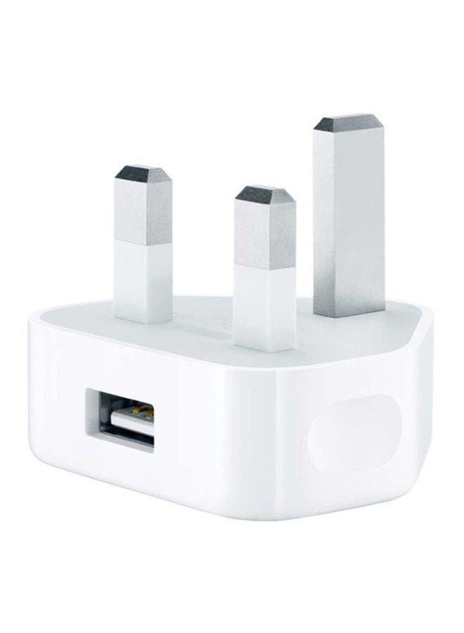 USB Power Adapter 5W White