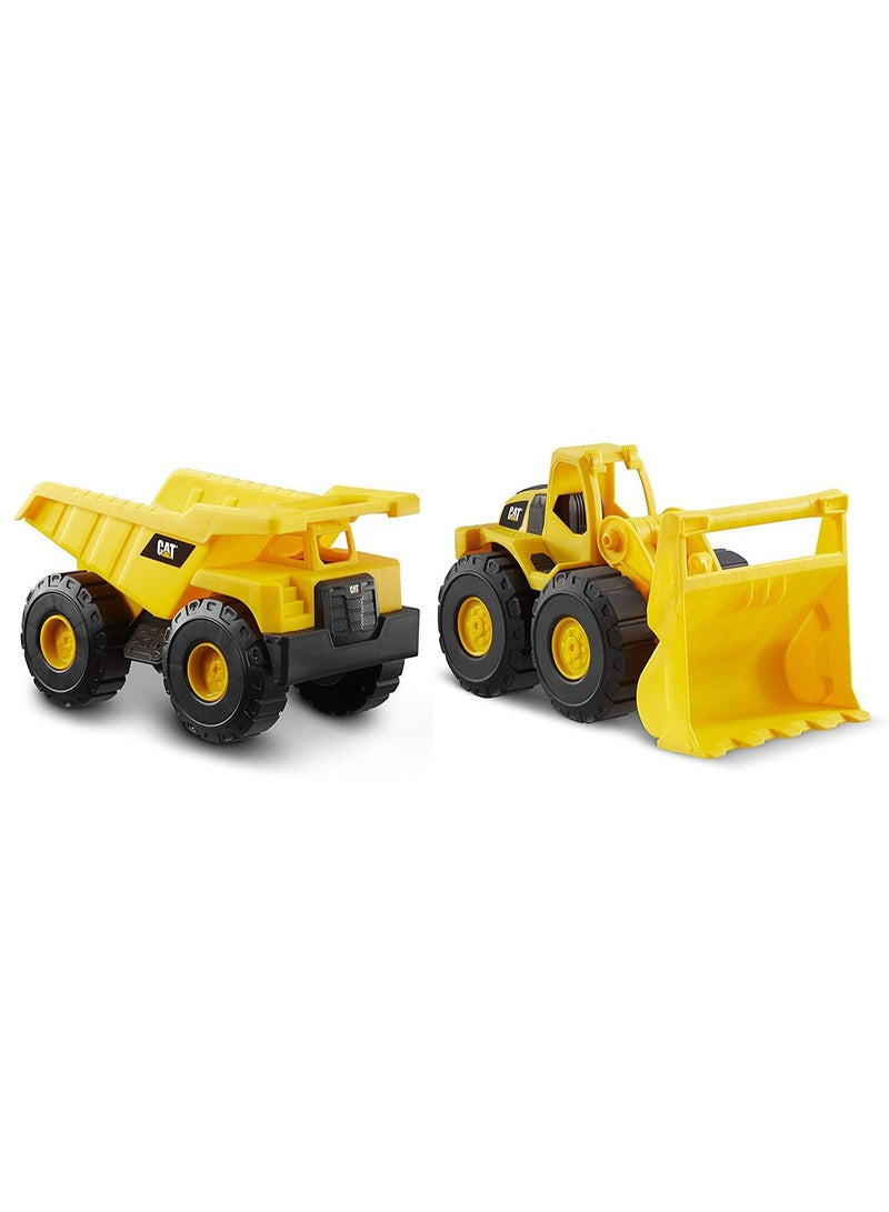 CAT Construction Fleet Dump Truck-Wheel Loader - 10 Inches