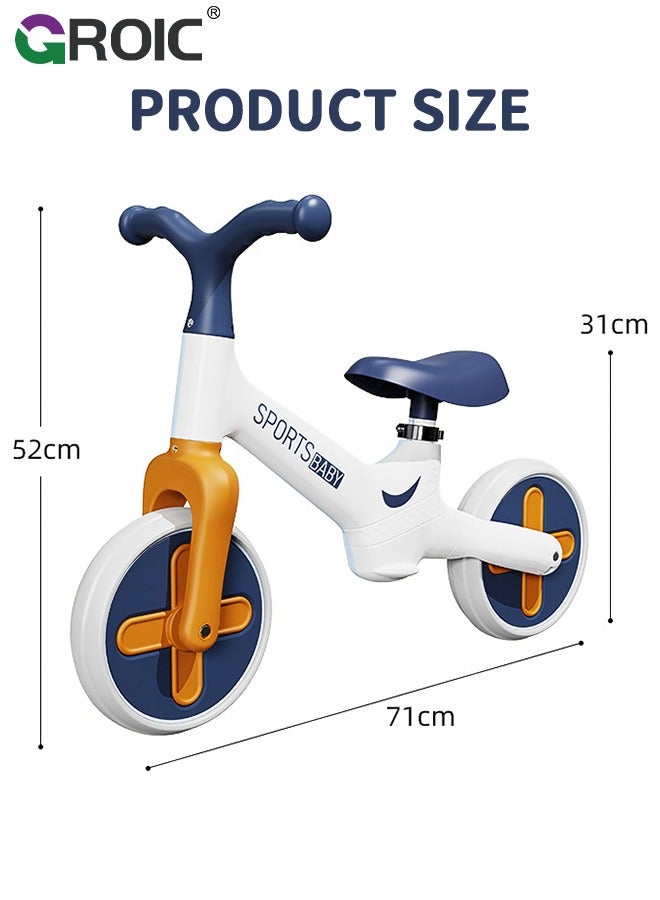 Toddler Balance Bike Toys for Kids, Adjustable Seat and Handlebar No-Pedal Training Bike, Children's Balance Training Bicycle, Kids Balance Bike Children Outdoor Toys