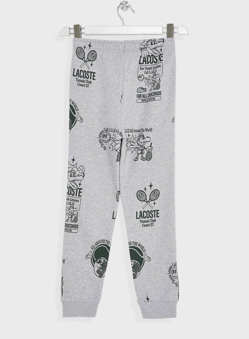 Kids Printed Sweatpants