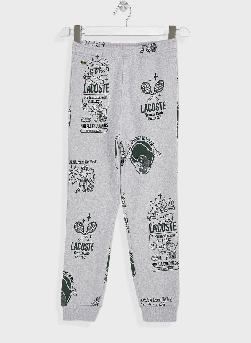 Kids Printed Sweatpants