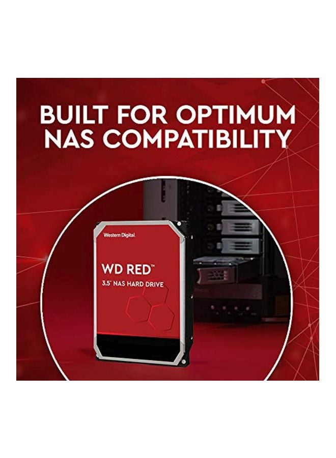 Red interne NAS-Festplatte 6 TB (3,5 Zoll, NAS Festplatte, 5400 U/min, SATA 6 Gbit/s, NASware-Technologie, 256 MB Cache) 6 TB
