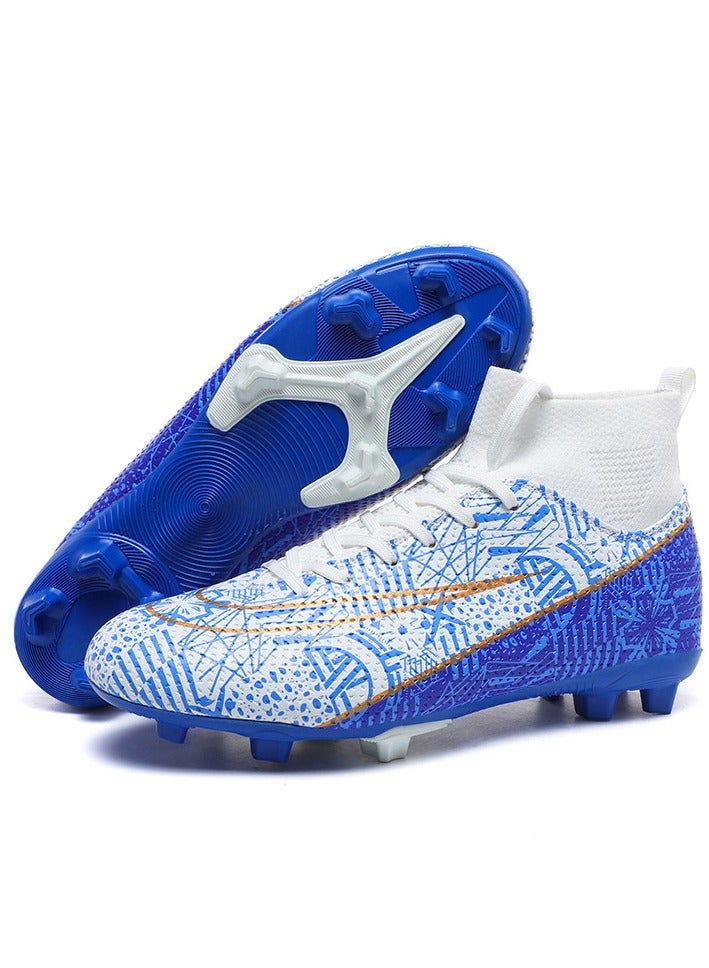 Football high top professional training shoes