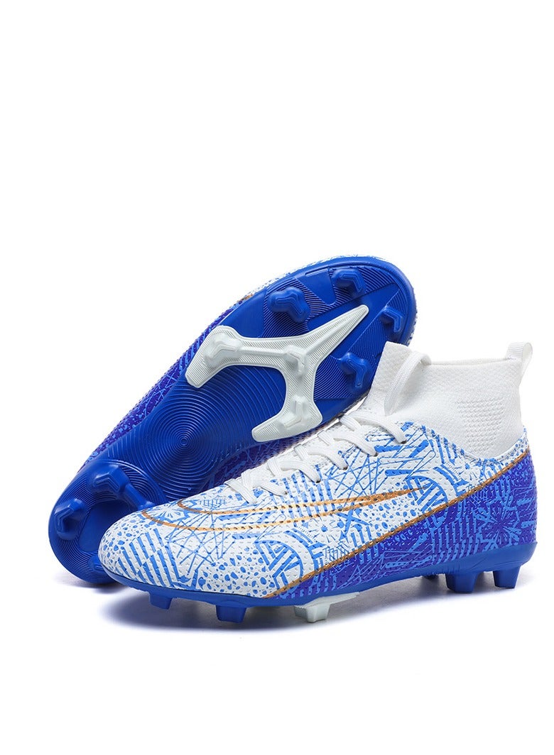 Football high top professional training shoes