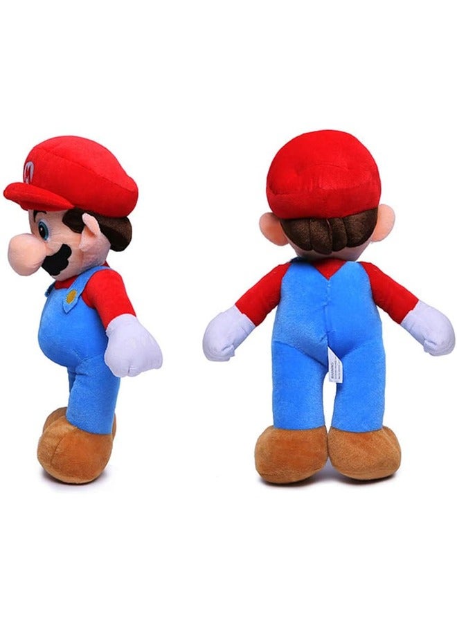 35 cm Super Cute Mario Cartoon Character, Plush Stuffed Soft Toy for Kids