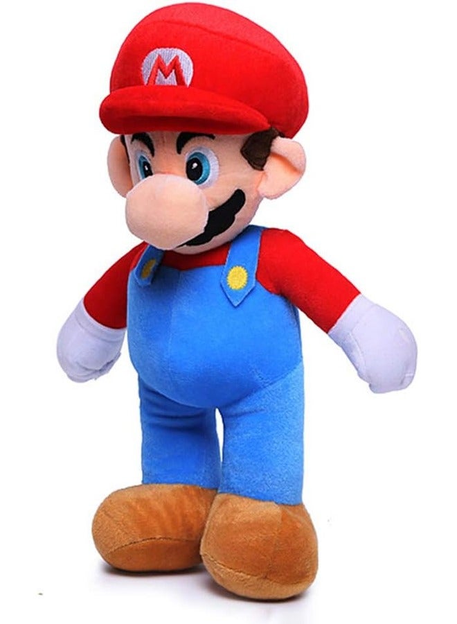 35 cm Super Cute Mario Cartoon Character, Plush Stuffed Soft Toy for Kids