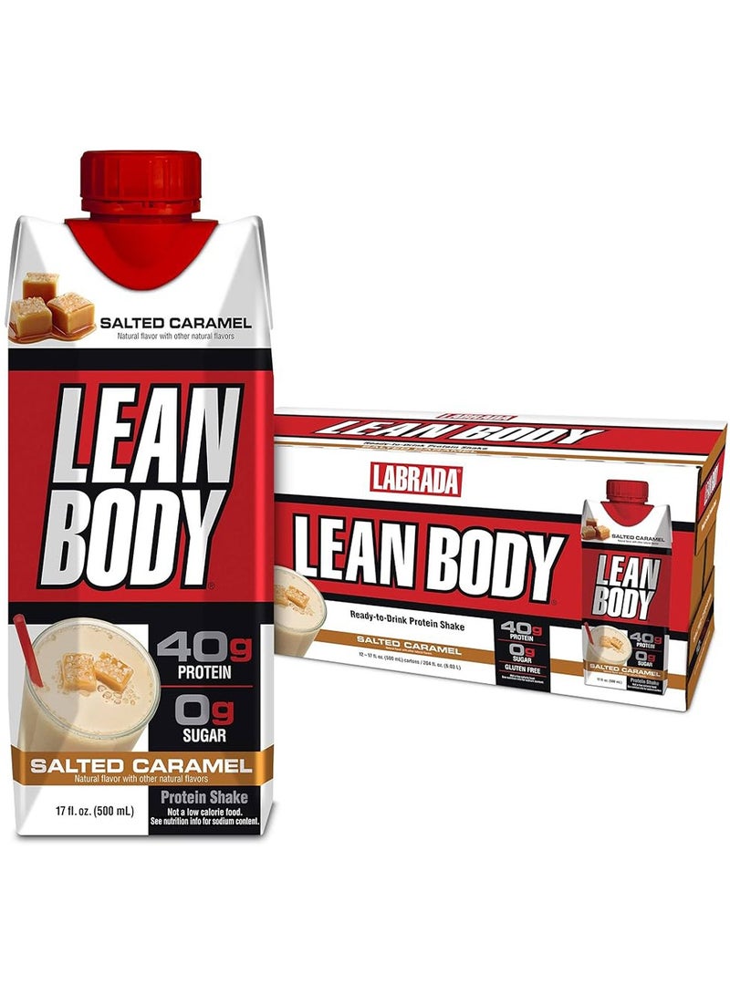 Lean Body 500ml Salted Caramel Pack Of 12