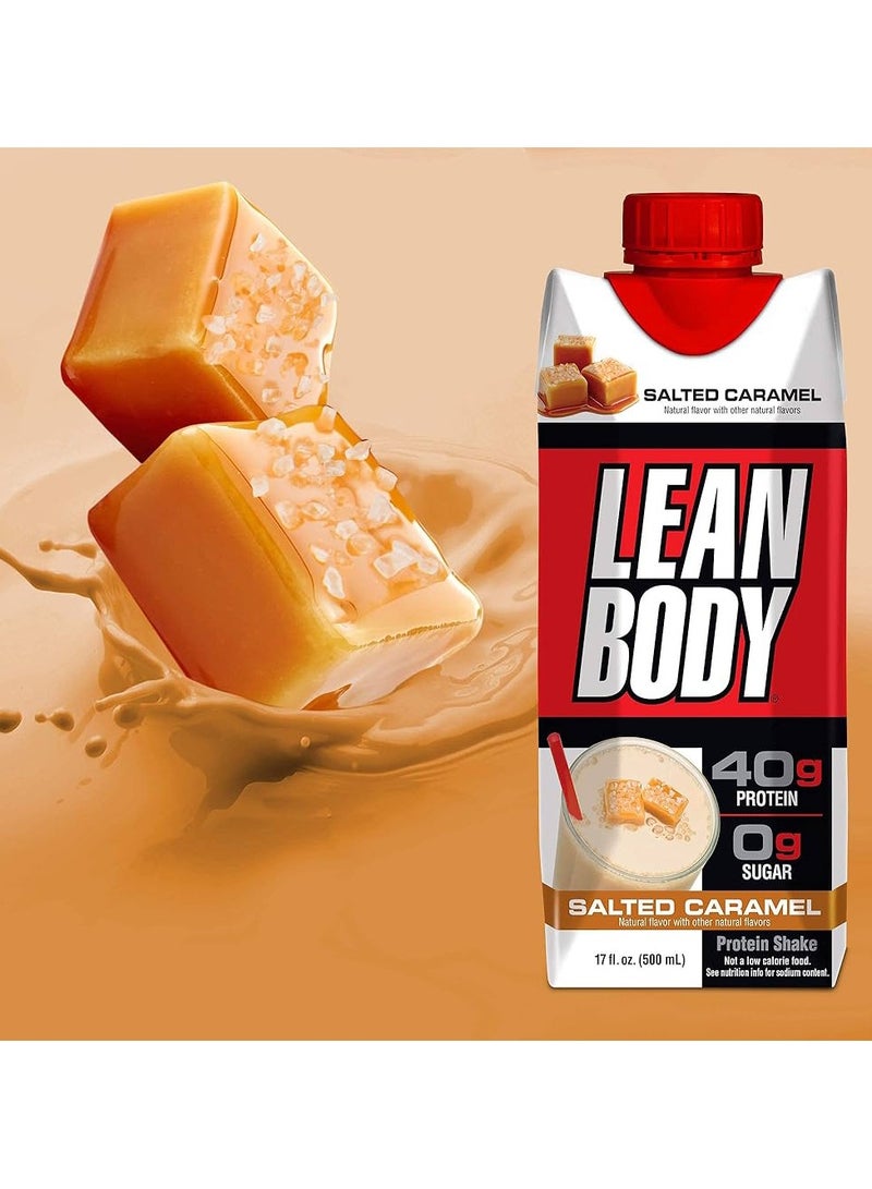 Lean Body 500ml Salted Caramel Pack Of 12