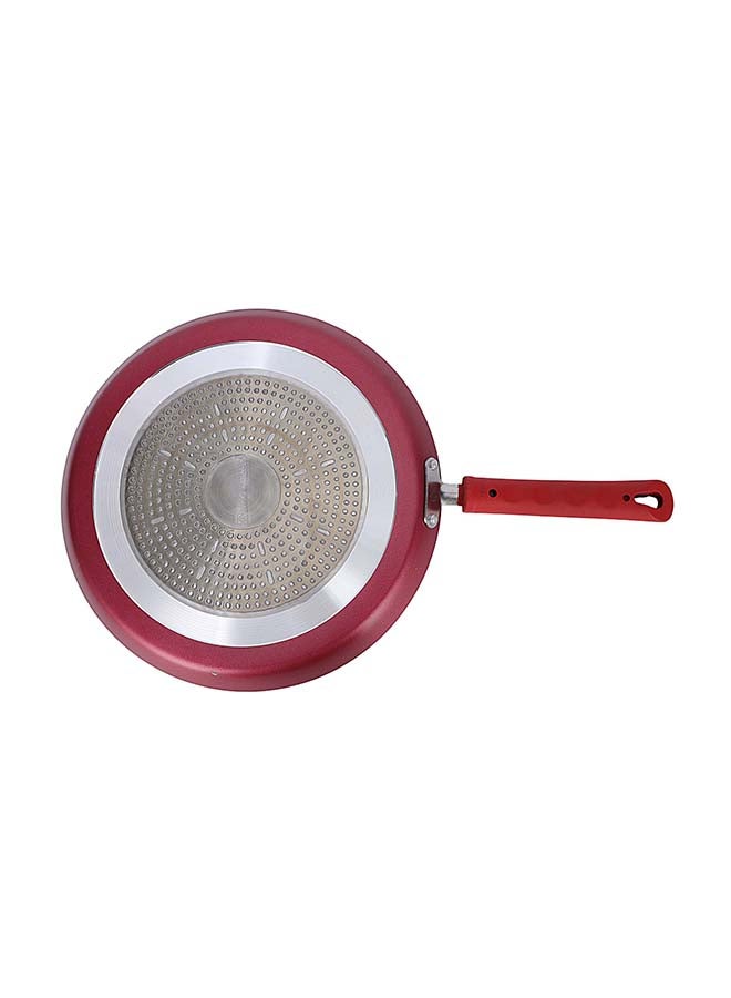 Royalford 4-piece Granite Cookware Set- RF11959/ Press Aluminum Body with Durable 5 Layer Coating/ Dot Induction Base, Heat-Resistant Bakelite Handles and Tempered Glass Lid Elegant color