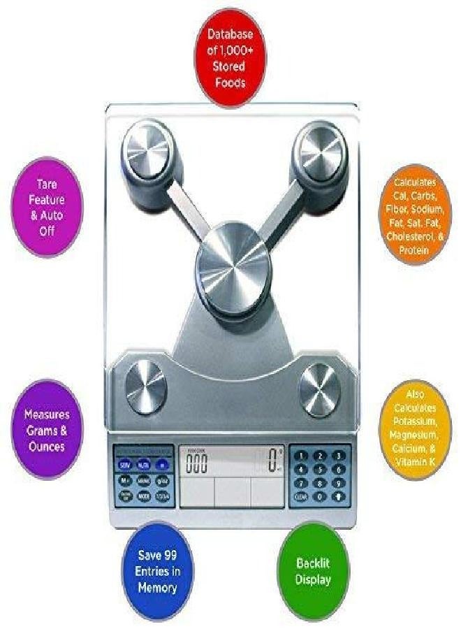 New Digital Nutrition Scale - Professional Food and Nutrient Calculator