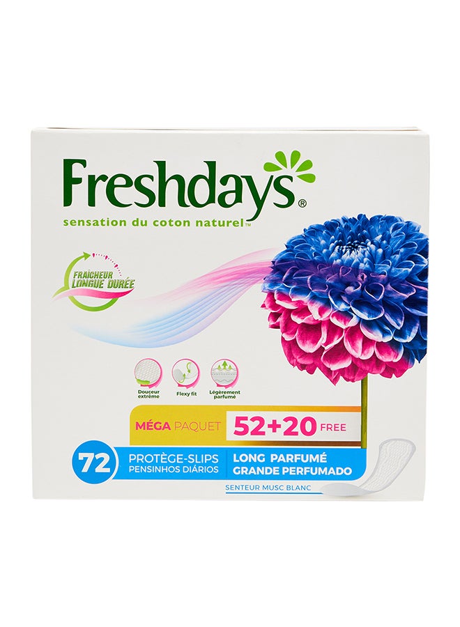 Daily Liners Long Scented 72 Pads