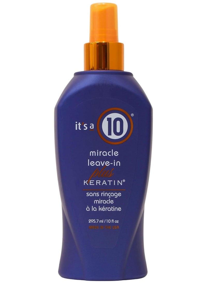 It's a 10 Haircare Miracle Leave-In plus Keratin, 10 fl. oz.