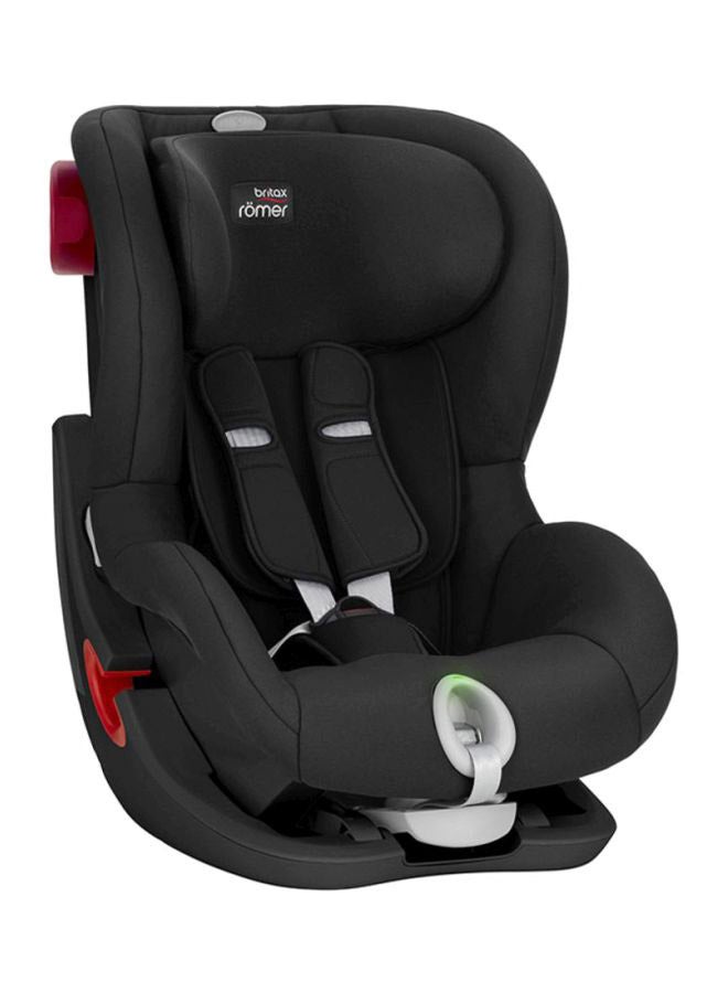 Car Seat With Light Indicator 9-18 kg, King II Black Series, group 1, Storm Grey