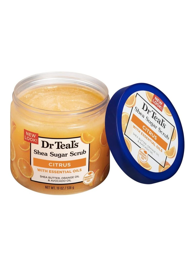 Shea Sugar Citrus Body Scrub 538 g