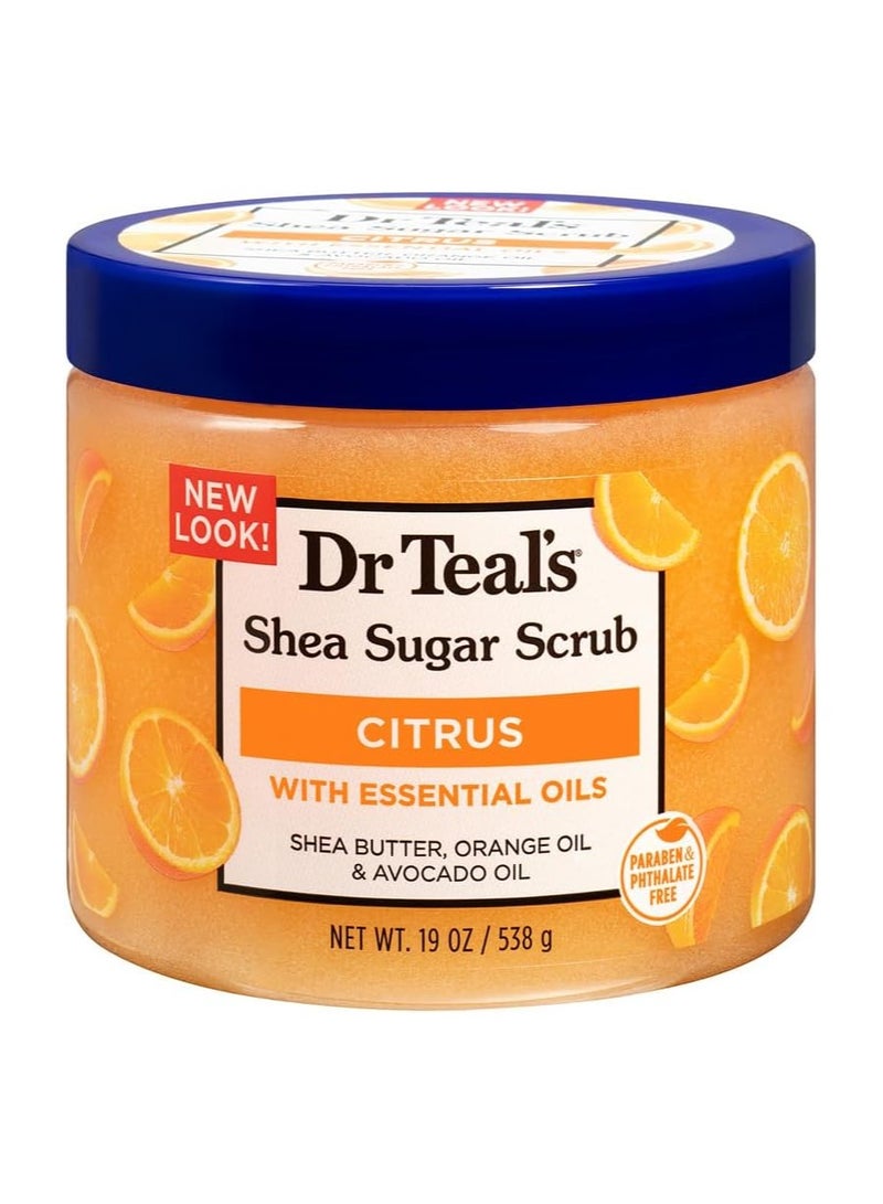 Shea Sugar Citrus Body Scrub 538 g