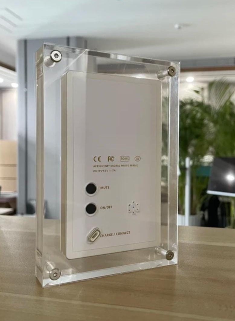 Acrylic Digital Frame (5 inch) - Transparent Photo Frame Design Digital Photo Frame-IPS HD Screen Photo/Music/Video Playback(5  Inch)