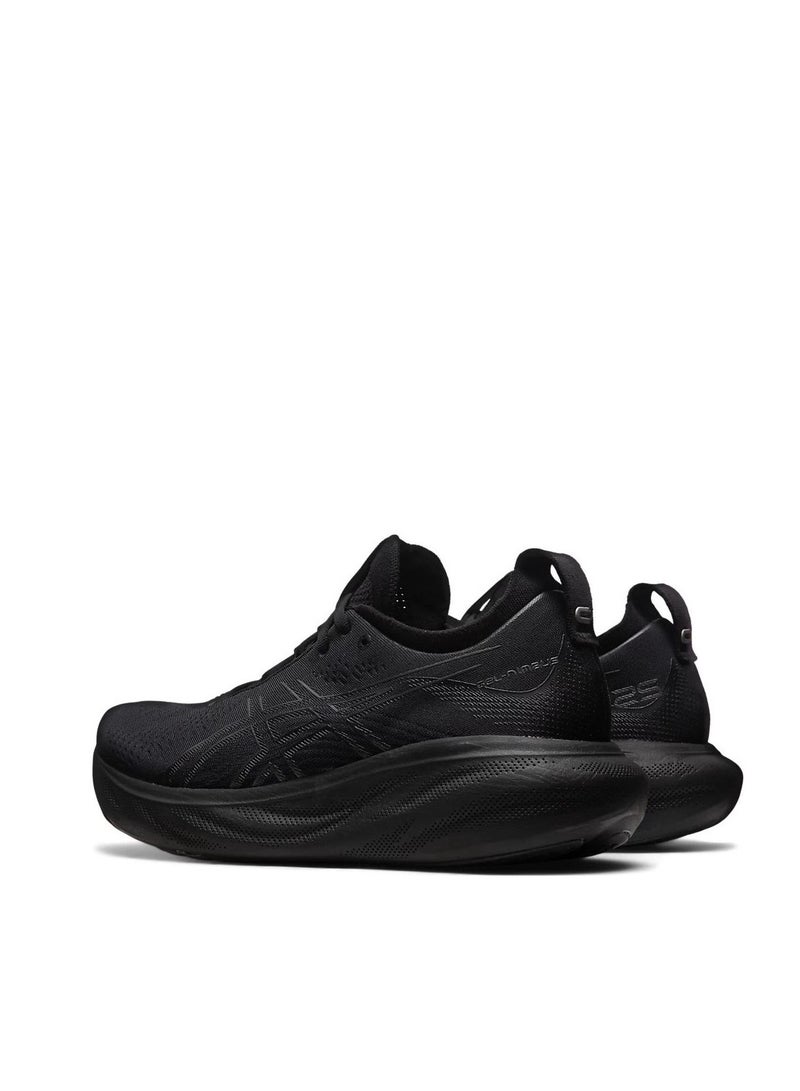 Men and Women Gel-Nimbus 25 Outdoor Running Sneakers All Black
