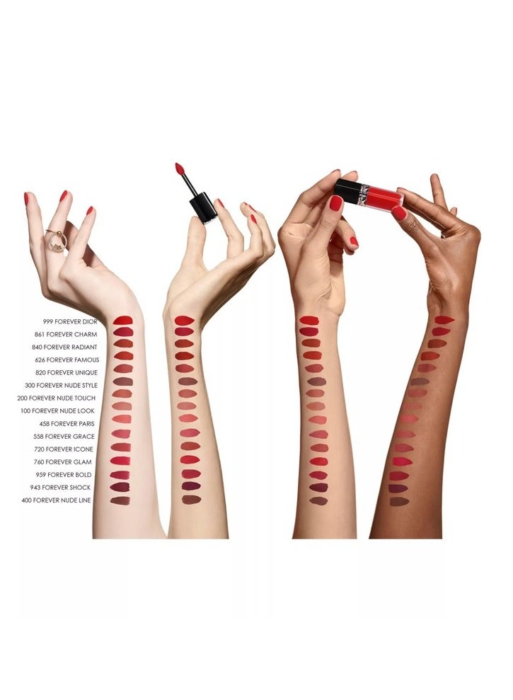 Rouge Dior Forever Liquid Lipstick 760 Forever Glam – 6ml | Ultra-Pigmented, Transfer-Proof, Long-Lasting Matte Finish