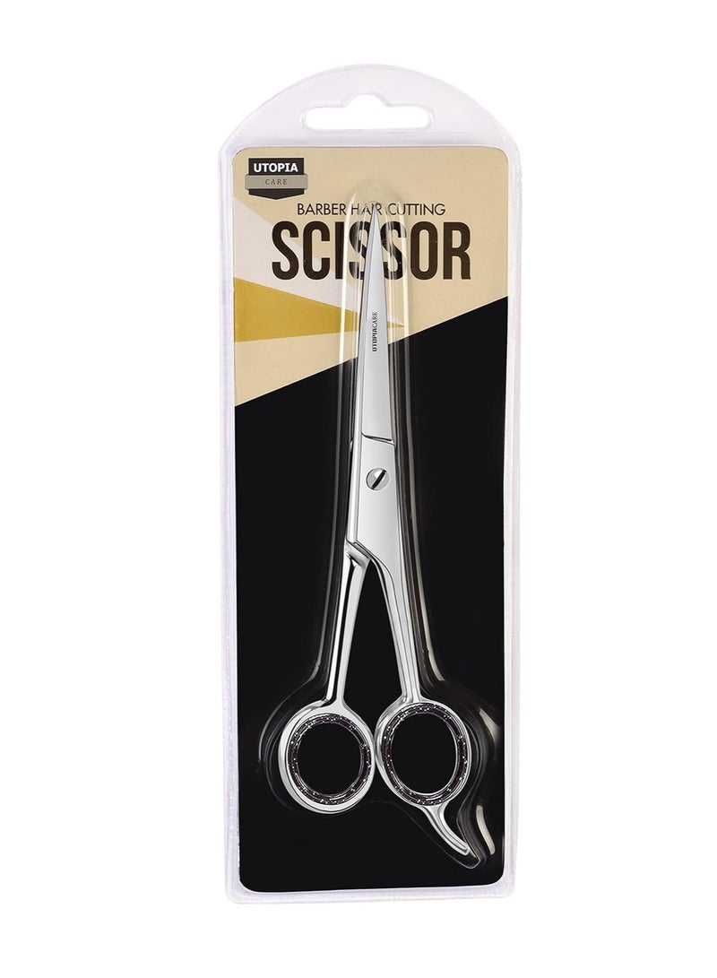 Utopia Care Hair Cutting and Hairdressing Scissors 6.5 Inch, Premium Stainless Steel shears with smooth Razor & Sharp Edge Blades, for Salons, Professional Barbers, Men & Women, Kids, Adults, & Pets.