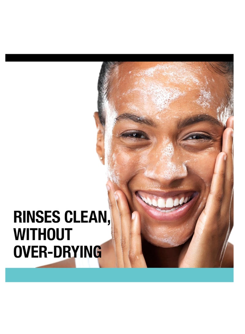 Ultra Gentle Foaming And Hydrating Face Wash For Sensitive Skin, Gently Cleanses Without Over Drying, Oil-Free, Soap-Free, 16Fluid Ounce
