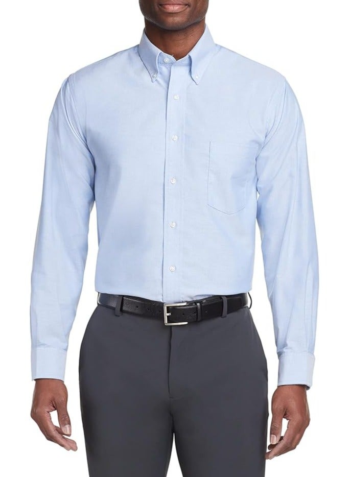 Cotton Formal Shirt With Full Sleeve & Semi Cutaway Collar