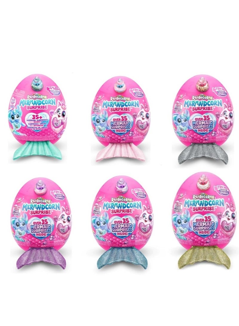 1 Piece Rainbocorns Mermaidcorn Surprise Plush - Color May Vary
