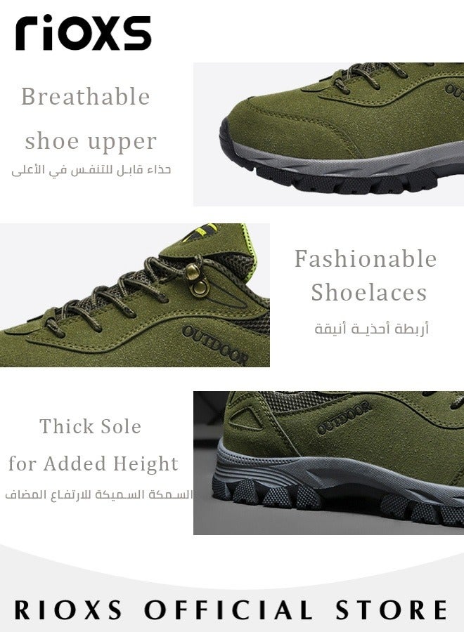 Men's Casual Hiking Shoes Outdoor Travel Sports Shoes Breathable Trekking Fitness Walking Jogging Shoes