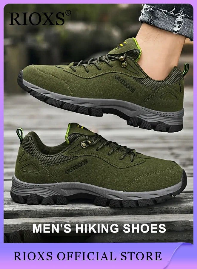 Men's Casual Hiking Shoes Outdoor Travel Sports Shoes Breathable Trekking Fitness Walking Jogging Shoes