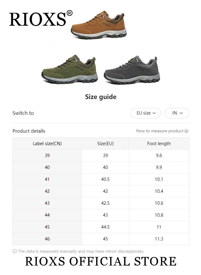 Men's Casual Hiking Shoes Outdoor Travel Sports Shoes Breathable Trekking Fitness Walking Jogging Shoes