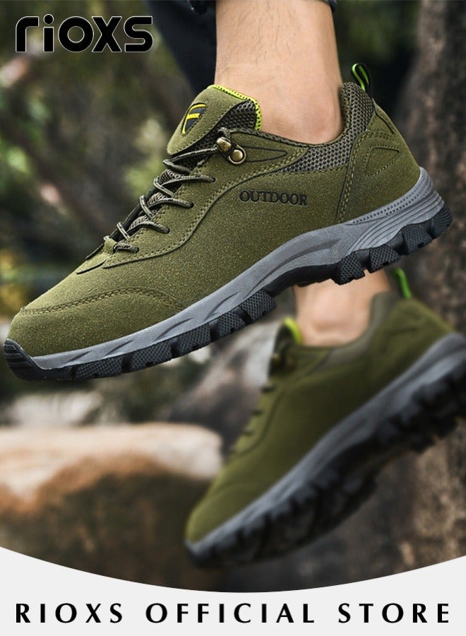Men's Casual Hiking Shoes Outdoor Travel Sports Shoes Breathable Trekking Fitness Walking Jogging Shoes