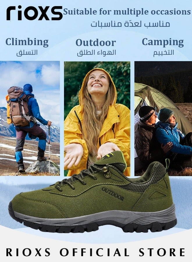 Men's Casual Hiking Shoes Outdoor Travel Sports Shoes Breathable Trekking Fitness Walking Jogging Shoes