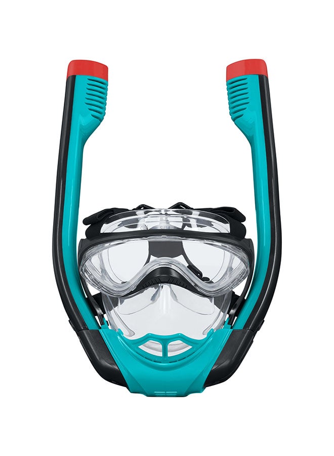 Hydro-Pro Seaclear Flowtech Snorkeling Mask - 1 Mask,2 Snorkel, 1 Assorted Colors 37cm