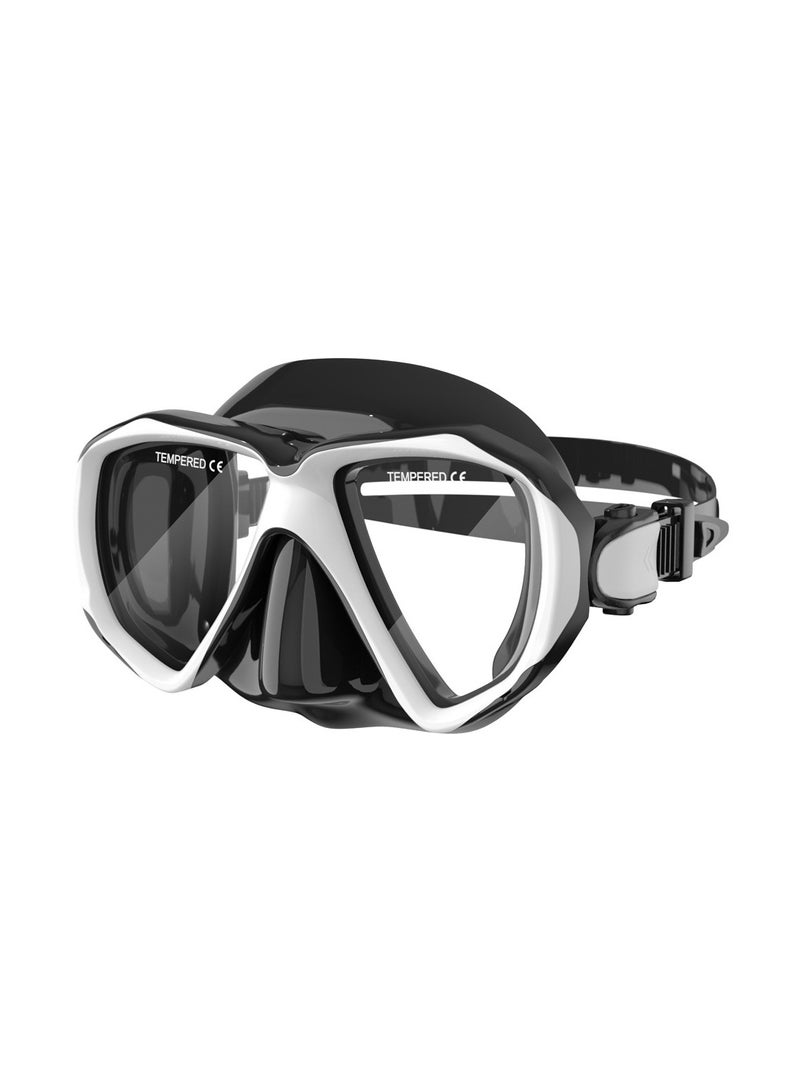 Diving Suit for Teenagers and Children Diving Goggles Snorkeling Mask HD Light-Transparent Fit Leak-Proof Adjustable Buckle