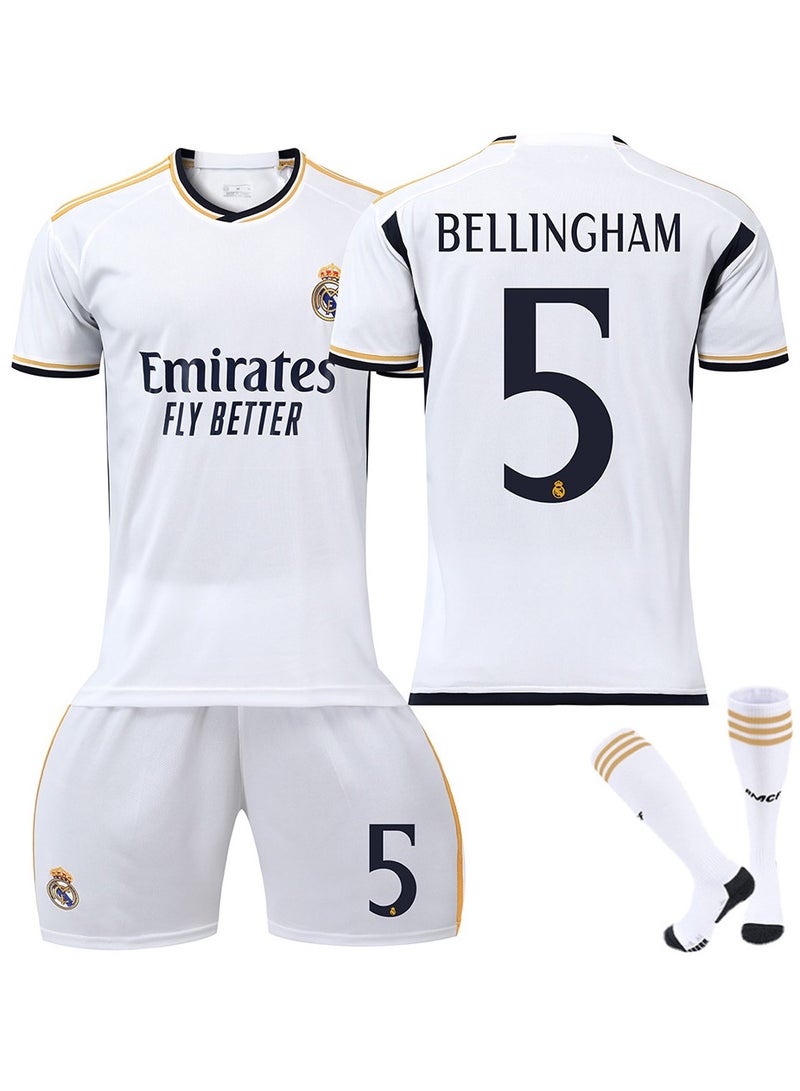 Children's football jersey youth real madrid football sportswear suit