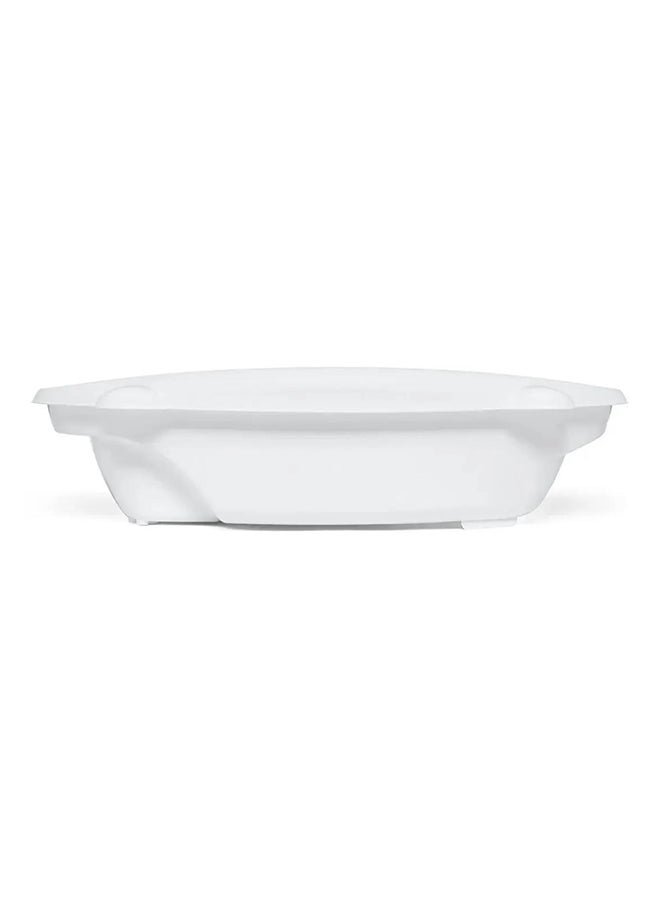 Cam Bollicina Baby Bath Tub - White, 1 Piece - From 0 To 12 Months, Support Feet And Plug To Drain The Water, Newborn Bath Tub For Baby, Portable Baby Bathtub, Made In Italy