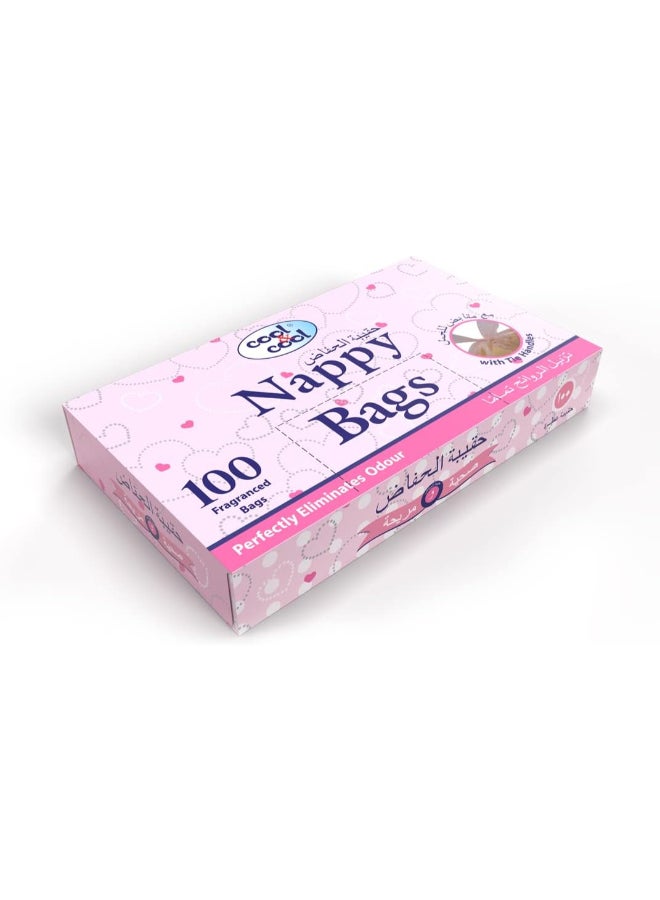 Pack of 10 Nappy Bags 100's