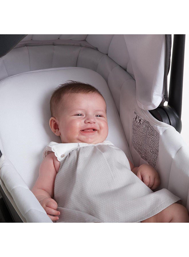 Dinamico Up Frame Plus Modular Smart  Travel System - Navy Blue, From 0 To 4 Years Old, 22 Kg, Spacious And Deeper Carrycot, Aluminium Frame, Portable And Compact Folding, Made In Italy