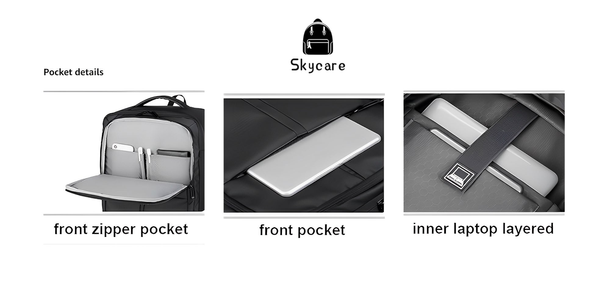 Skycare Large Carry On Backpack for Women and Men  Airline Approved Waterproof Business Laptop Daypack and Gym Bag