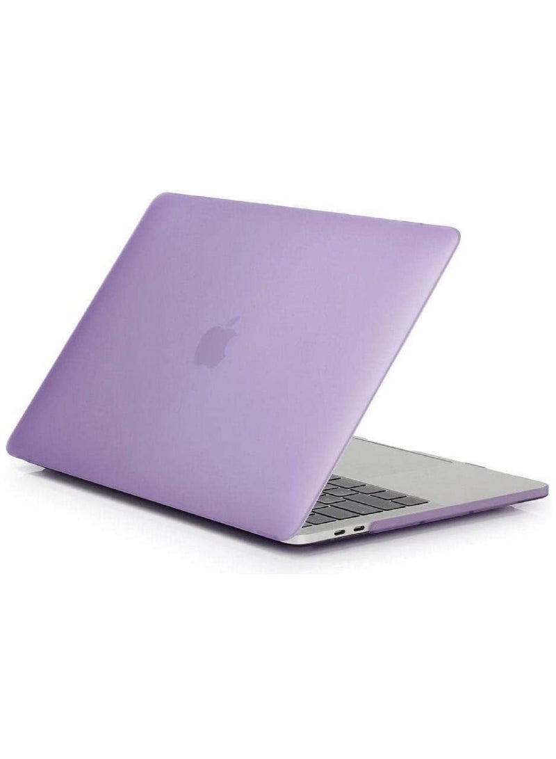 Hard Shell Case US Layout Skin Keypad Cover and Screen Protector Compatible for MacBook New Air 13-inch with Retina Display Model A1932 Release 2019/2018 Purple