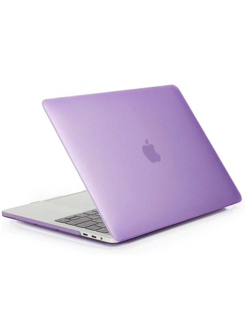 Hard Shell Case US Layout Skin Keypad Cover and Screen Protector Compatible for MacBook New Air 13-inch with Retina Display Model A1932 Release 2019/2018 Purple