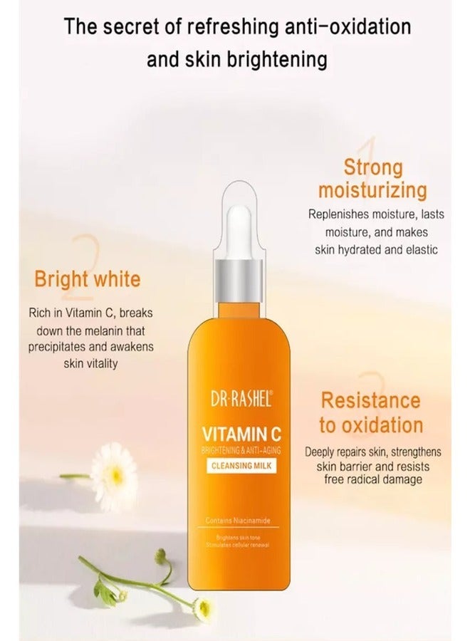 Combo - Dr. Rashel Vitamin C 5 Piece Set & 3 x Primer Serums (Vitamin C, Collagen, Hyaluronic Acid)