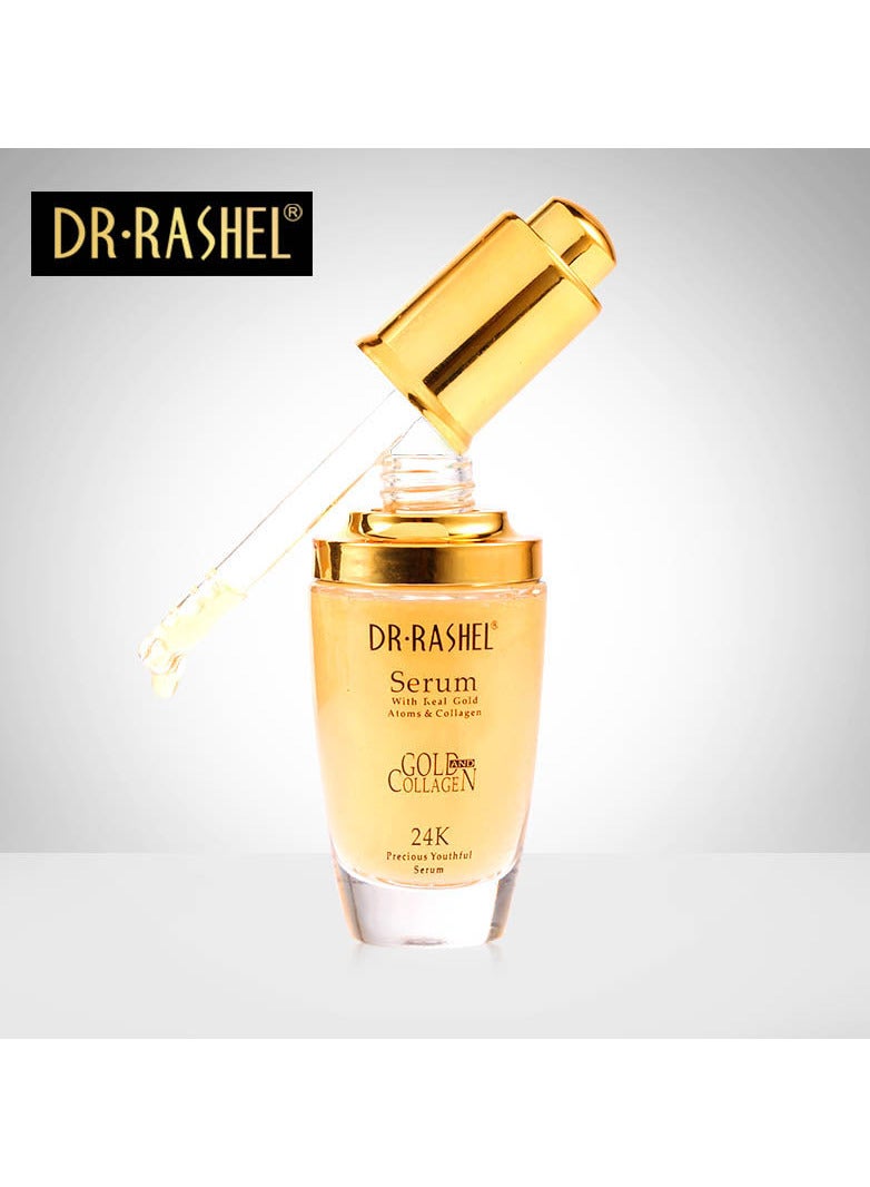 Dr. Rashel 24K Gold Serum, anti-wrinkle gel cream, facial wash gel cream (set of 3)